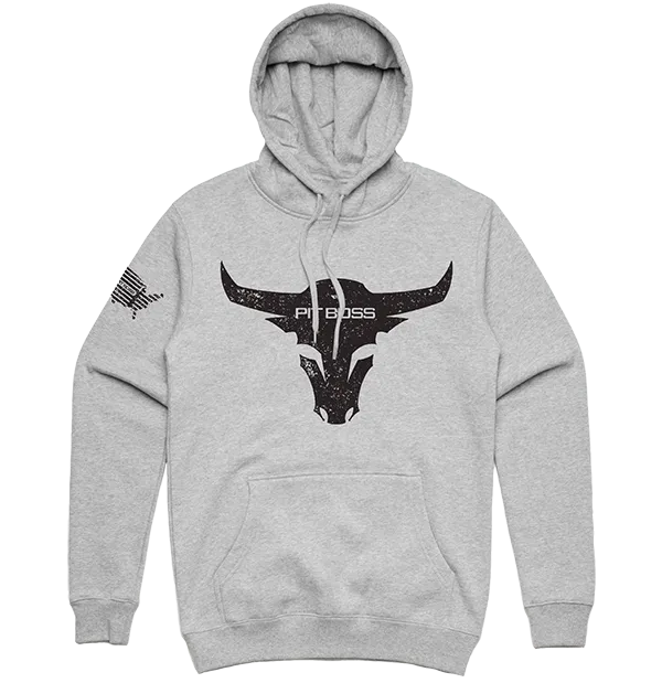 pit-boss-bull-hoody-para-hombre-gris-jaspeado-grey-heather-forro-polar-de-280-g- image 1