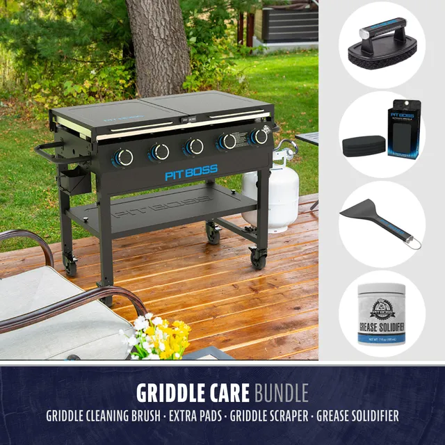 pit-boss-griddle-care-bundle-kit-completo-de-limpieza-para-plancha-con-cepillo-e image 1
