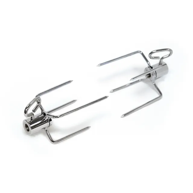 broil-king-rotisserie-forks-horquillas-de-asador-niqueladas-para-varilla-de-3-8- image 1