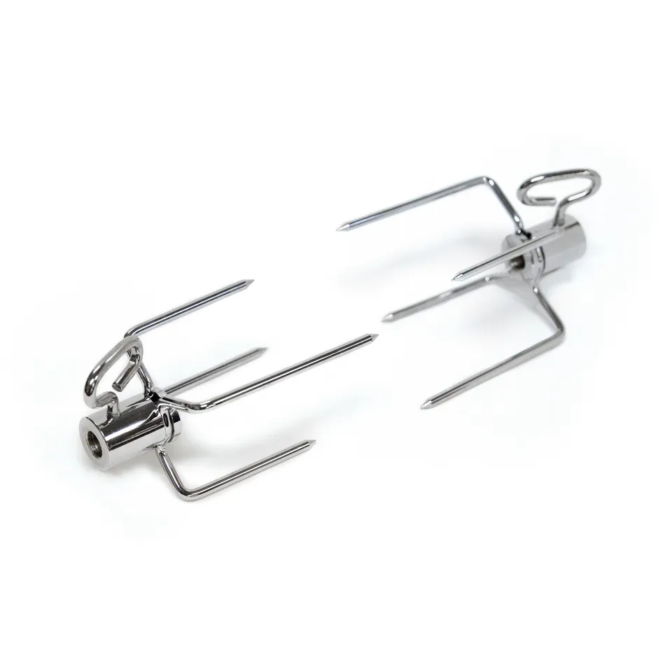 broil-king-rotisserie-forks-horquillas-de-asador-niqueladas-para-varilla-de-3-8- image 1