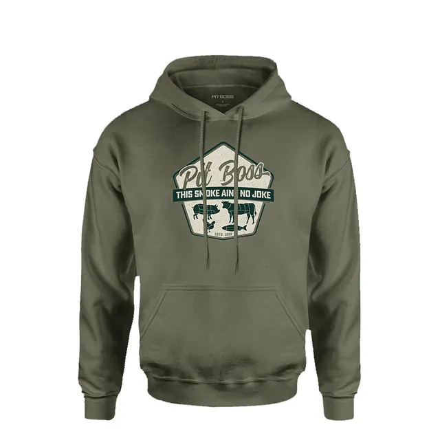 pit-boss-masters-of-smoke-sudadera-con-capucha-verde-ej-rcito-80-algod-n image 1