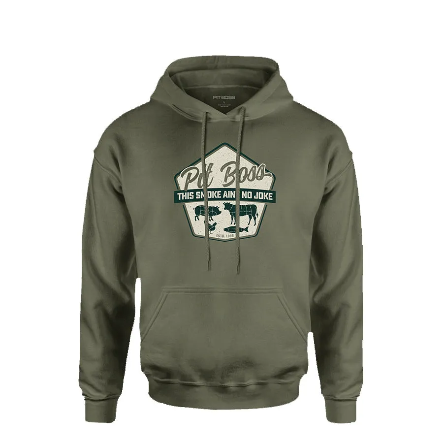 pit-boss-masters-of-smoke-sudadera-con-capucha-verde-ej-rcito-80-algod-n image 1