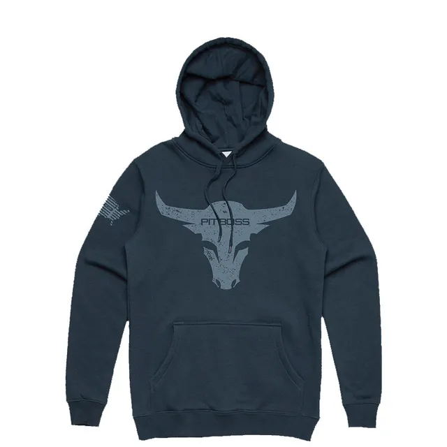 pit-boss-bull-hoody-para-hombre-azul-medianoche-forro-polar-de-280-g-70-algod-n- image 1