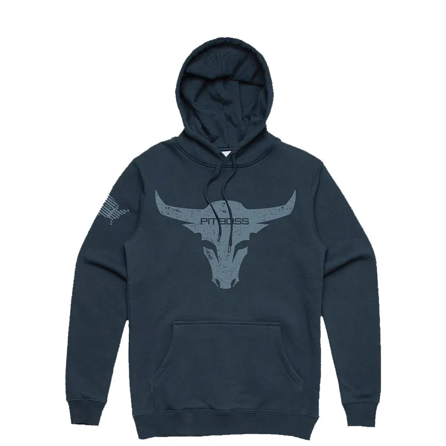 pit-boss-bull-hoody-para-hombre-azul-medianoche-forro-polar-de-280-g-70-algod-n- image 1