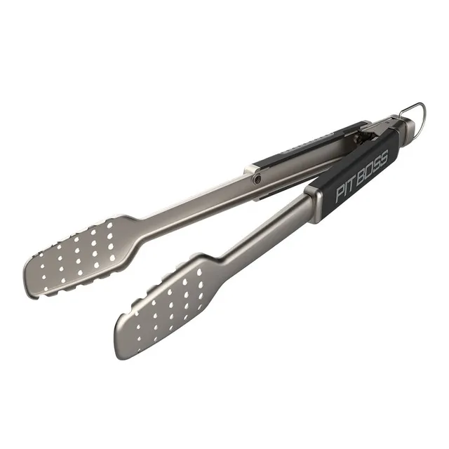 pit-boss-pb-bbq-tongs-pinzas-de-barbacoa-de-acero-inoxidable-con-abrebotellas-pa image 1