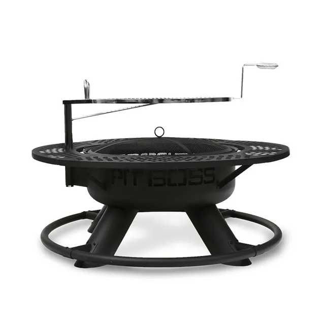 pit-boss-cowboy-fire-pit-hoguera-2-en-1-con-parrilla-giratoria-de-acero-inoxidab image 1