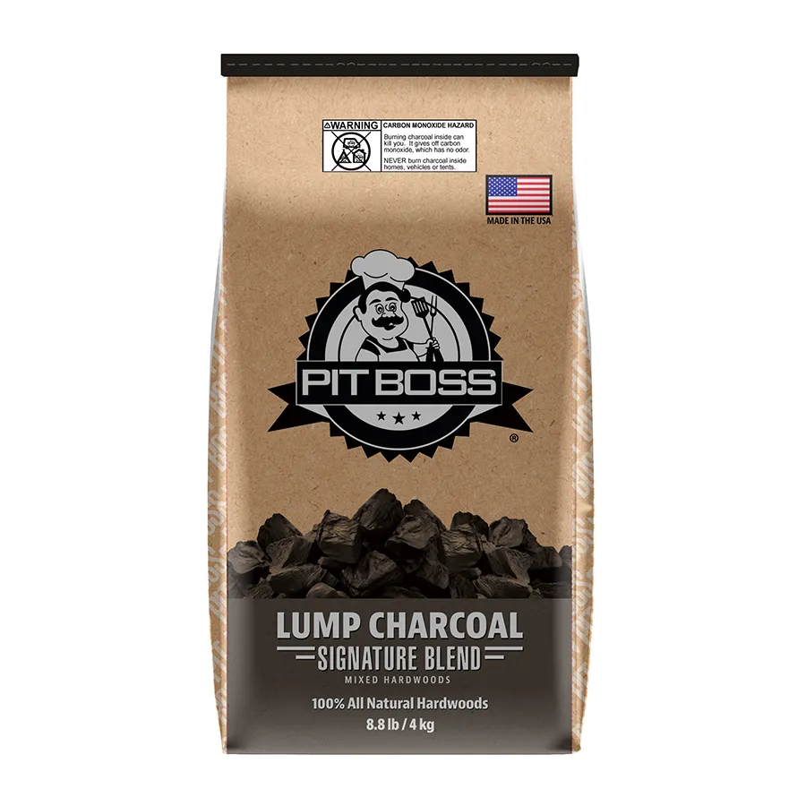 pit-boss-signature-blend-lump-charcoal-8-8lb-carb-n-vegetal-en-trozos-100-madera image 1