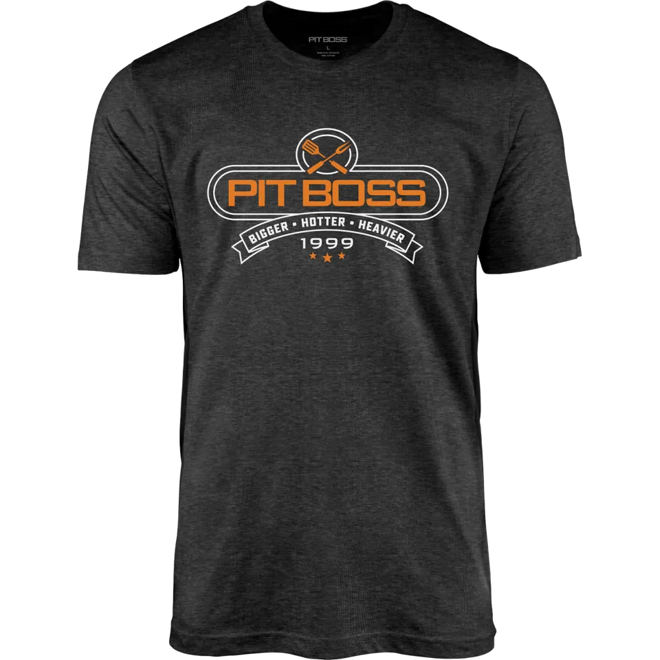 pit-boss-tools-of-the-trade-camiseta-de-hombre-color-charcoal-heather-logo-con-h image 1