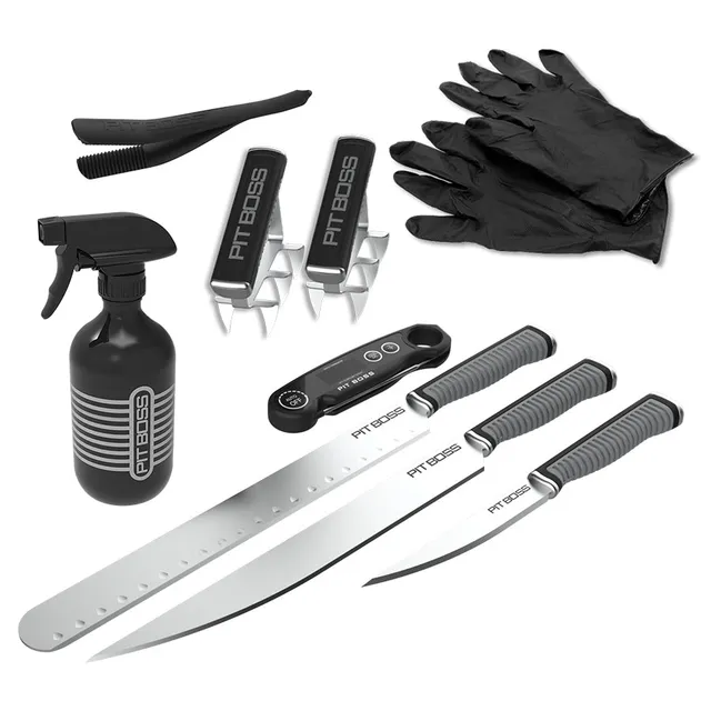 pit-boss-bbq-pit-kit-set-completo-de-herramientas-con-3-cuchillos-shredders-term image 1