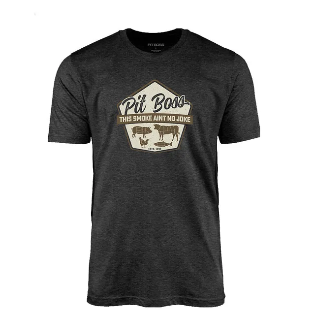 pit-boss-masters-of-smoke-camiseta-hombre-gris-antracita-mezcla-de-algod-n image 1
