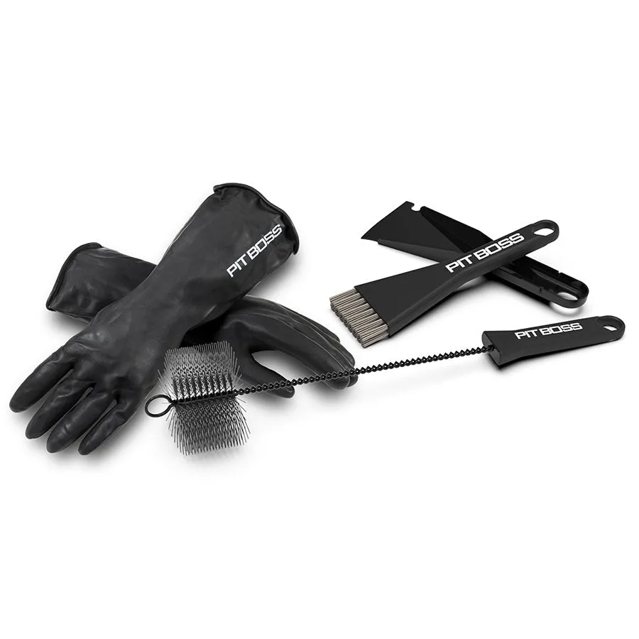 pit-boss-kit-de-limpieza-para-parrilla-de-pellets-5-piezas-con-escobilla-de-ceni image 1