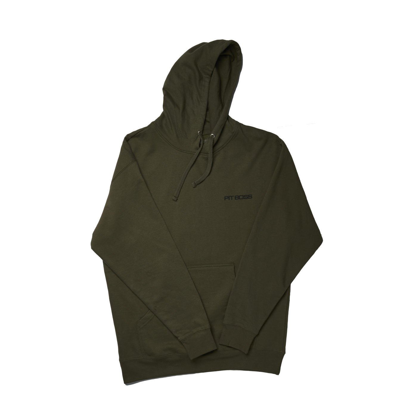 pit-boss-vertical-flag-hoody-sudadera-con-capucha-army-green-con-logo-woodmark-y image 3