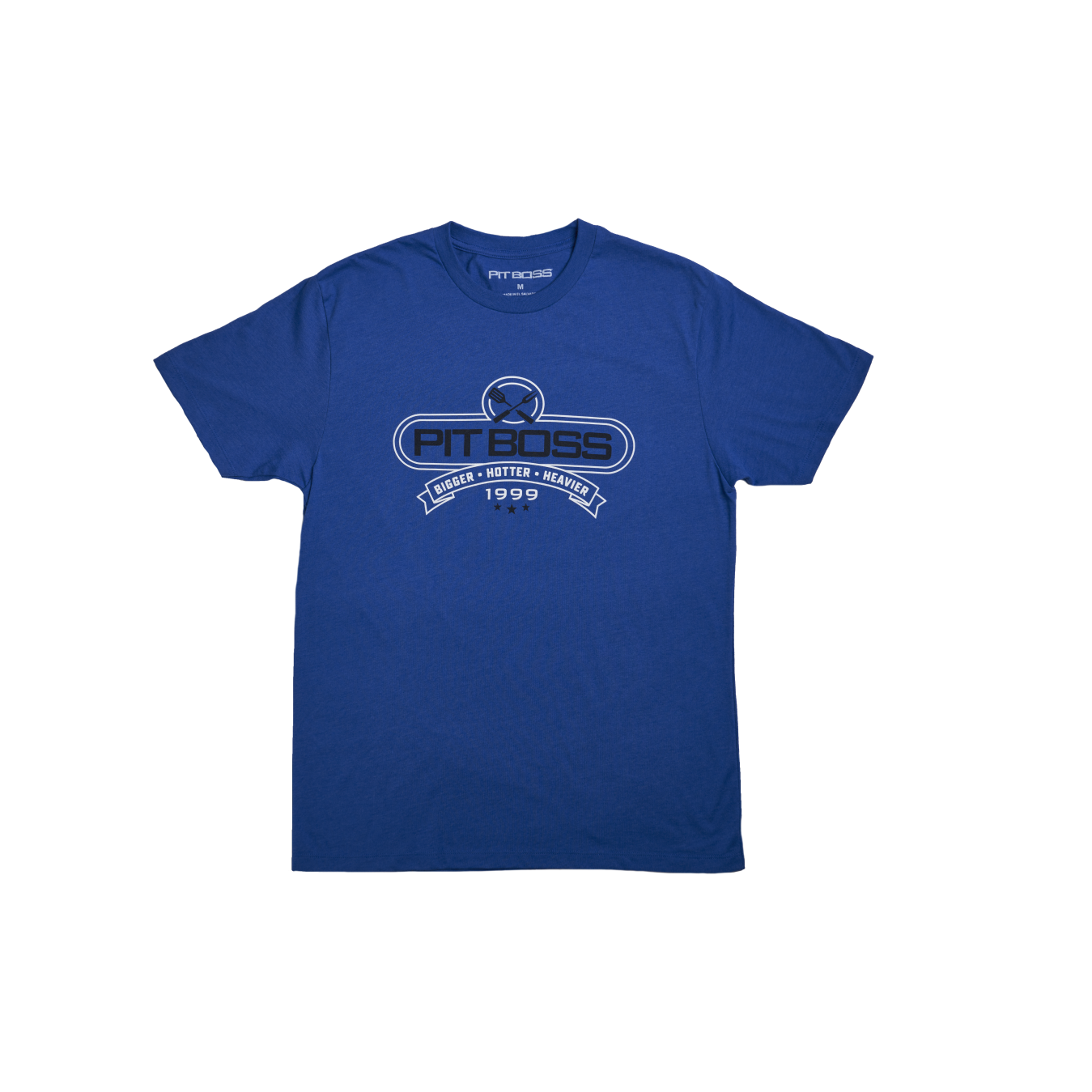 pit-boss-tools-of-the-trade-camiseta-de-hombre-color-royal-heather-logo-con-herr image 4