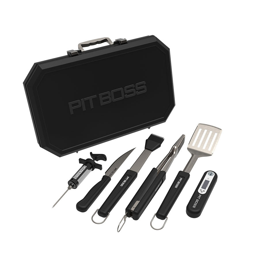 pit-boss-6-piece-bbq-toolset-with-case-set-de-6-utensilios-de-barbacoa-en-acero- image 3