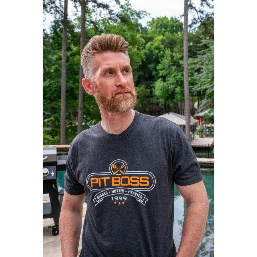 pit-boss-tools-of-the-trade-camiseta-de-hombre-color-charcoal-heather-logo-con-h image 3