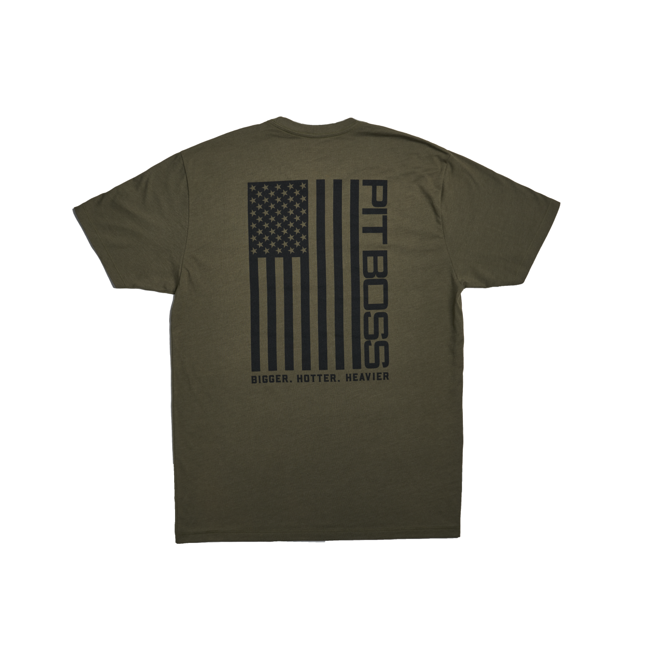 pit-boss-vertical-flag-camiseta-de-hombre-color-military-heather-green-logo-y-ba image 2