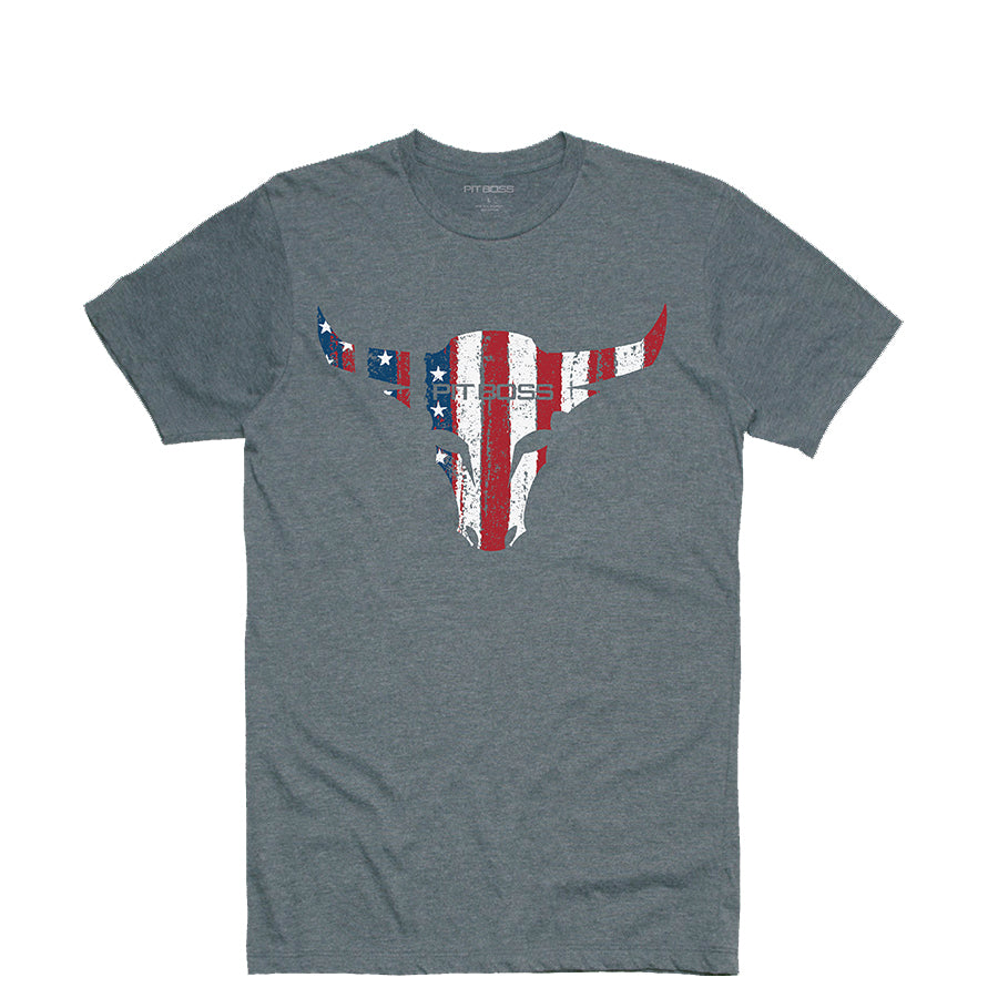 pit-boss-men-s-heather-american-bull-t-shirt image 1