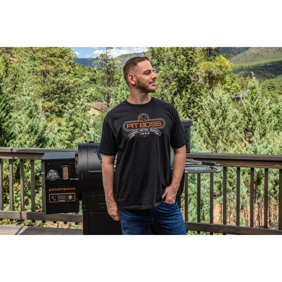 pit-boss-tools-of-the-trade-camiseta-de-hombre-color-charcoal-heather-logo-con-h image 4