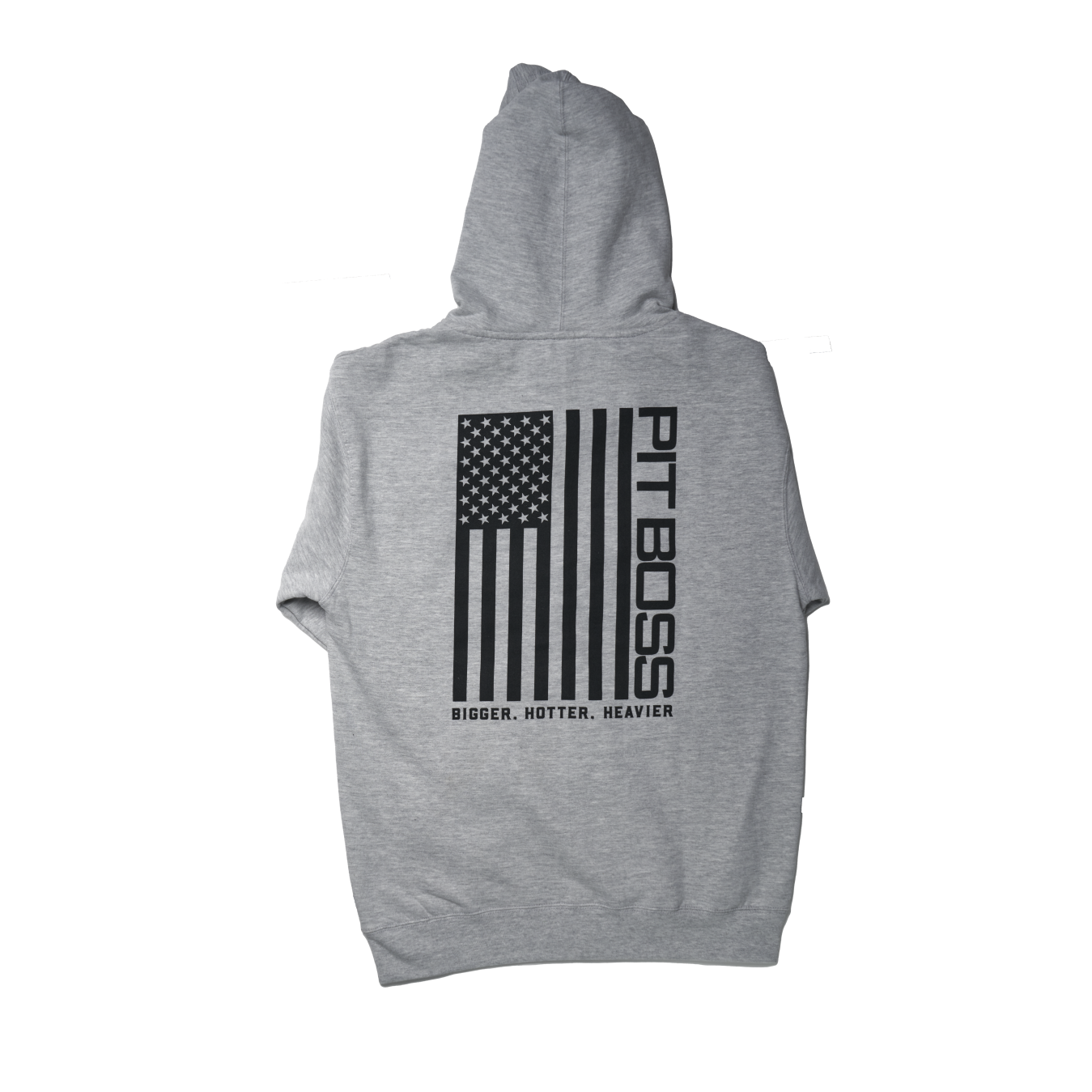 pit-boss-vertical-flag-hoody-sudadera-con-capucha-heather-gray-logo-woodmark-y-b image 2