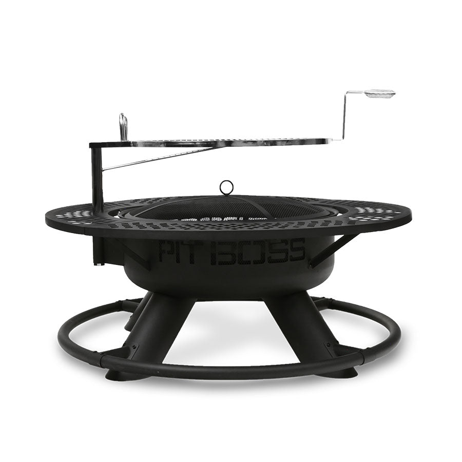 pit-boss-cowboy-fire-pit-hoguera-2-en-1-con-parrilla-giratoria-de-acero-inoxidab image 1