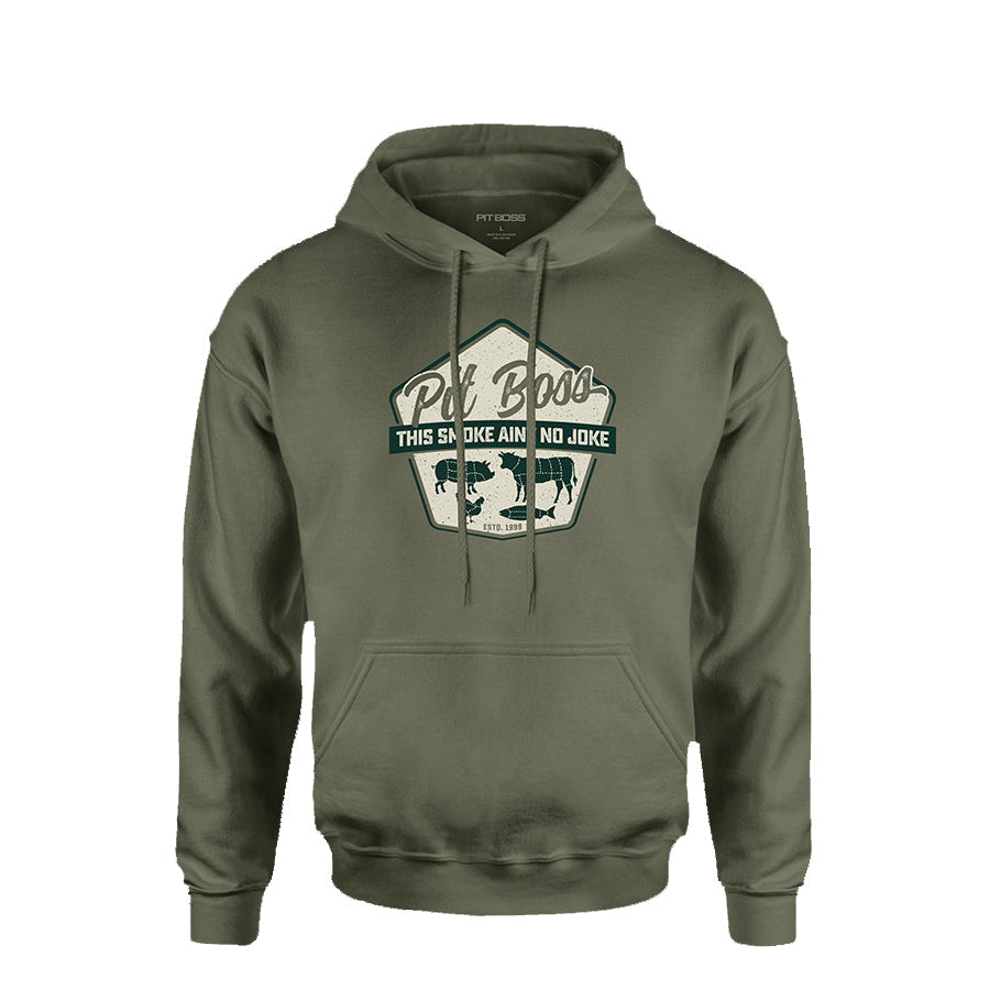 pit-boss-masters-of-smoke-sudadera-con-capucha-verde-ej-rcito-80-algod-n image 1