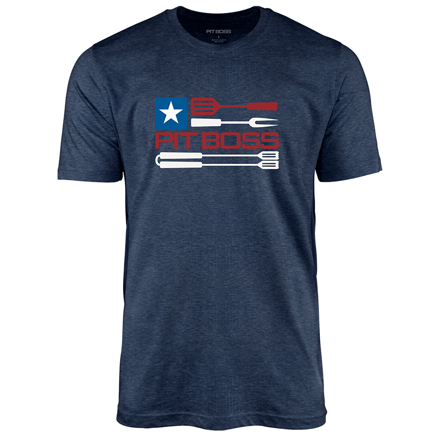 pit-boss-tools-flag-camiseta-t-shirt-azul-marino-heather-80-algod-n-20-poli-ster image 1