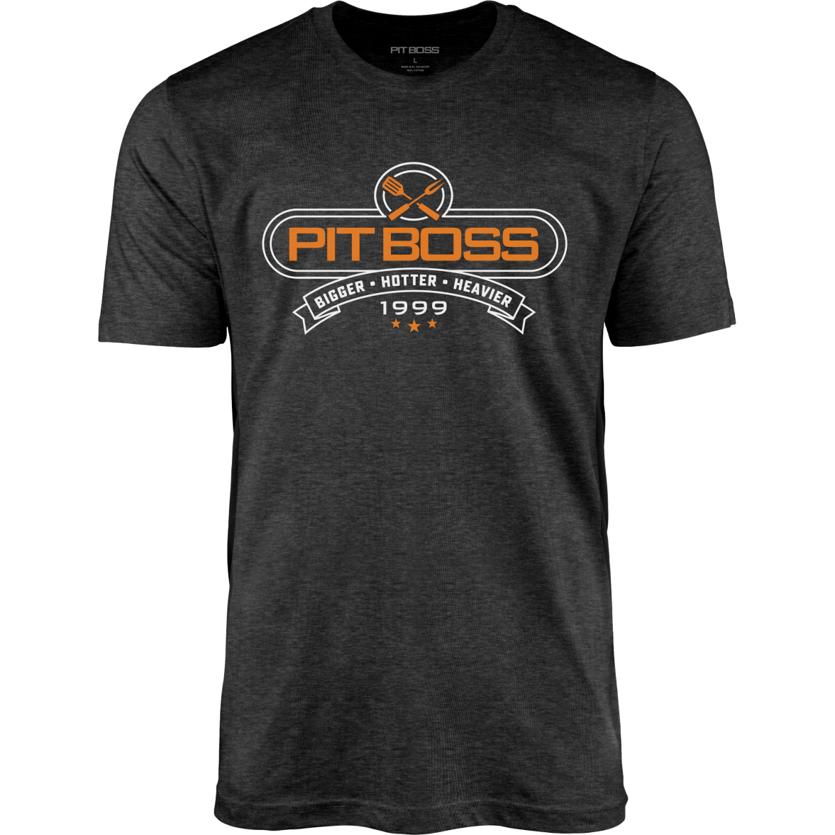 pit-boss-tools-of-the-trade-camiseta-de-hombre-color-charcoal-heather-logo-con-h image 1