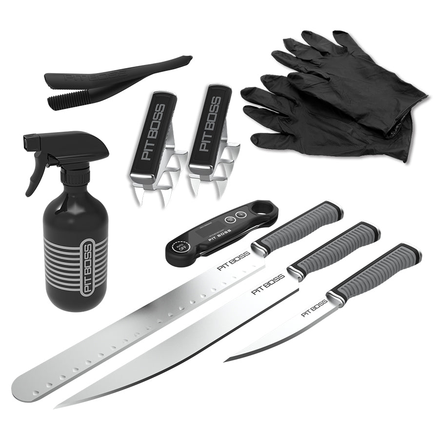 pit-boss-bbq-pit-kit-set-completo-de-herramientas-con-3-cuchillos-shredders-term image 1