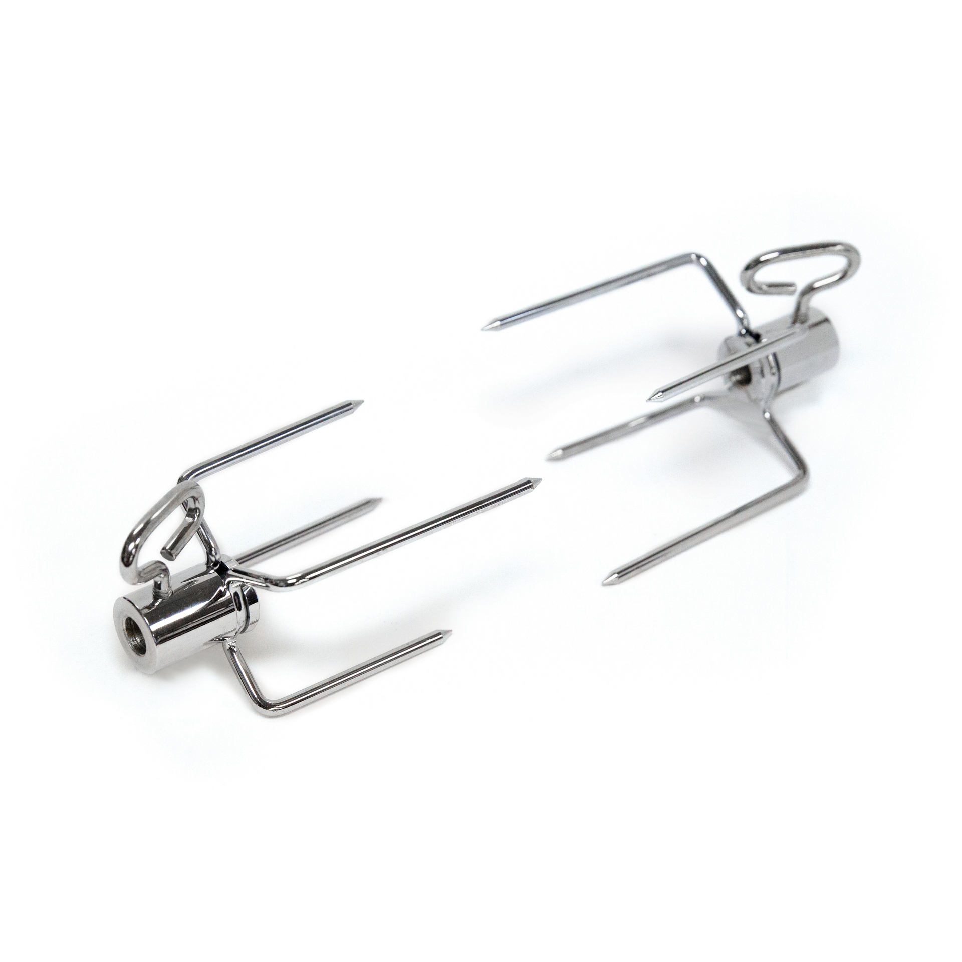 broil-king-rotisserie-forks-horquillas-de-asador-niqueladas-para-varilla-de-3-8- image 1