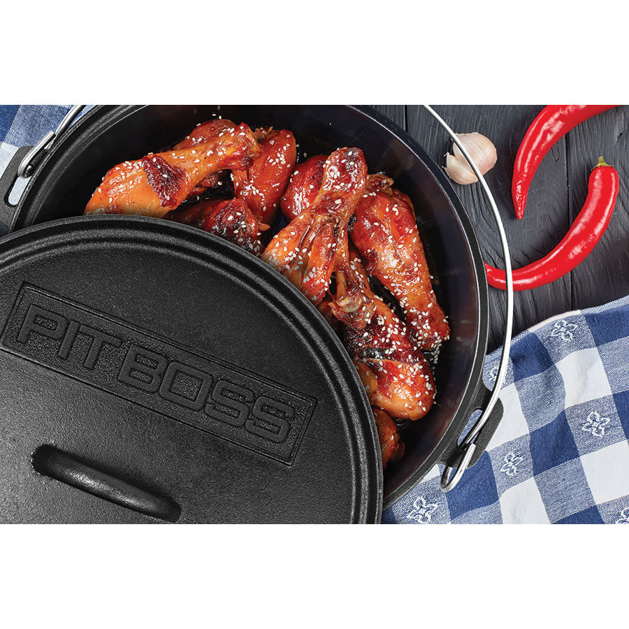 pit-boss-14-cast-iron-dutch-oven-horno-holand-s-de-hierro-fundido-de-8-litros-pa image 4