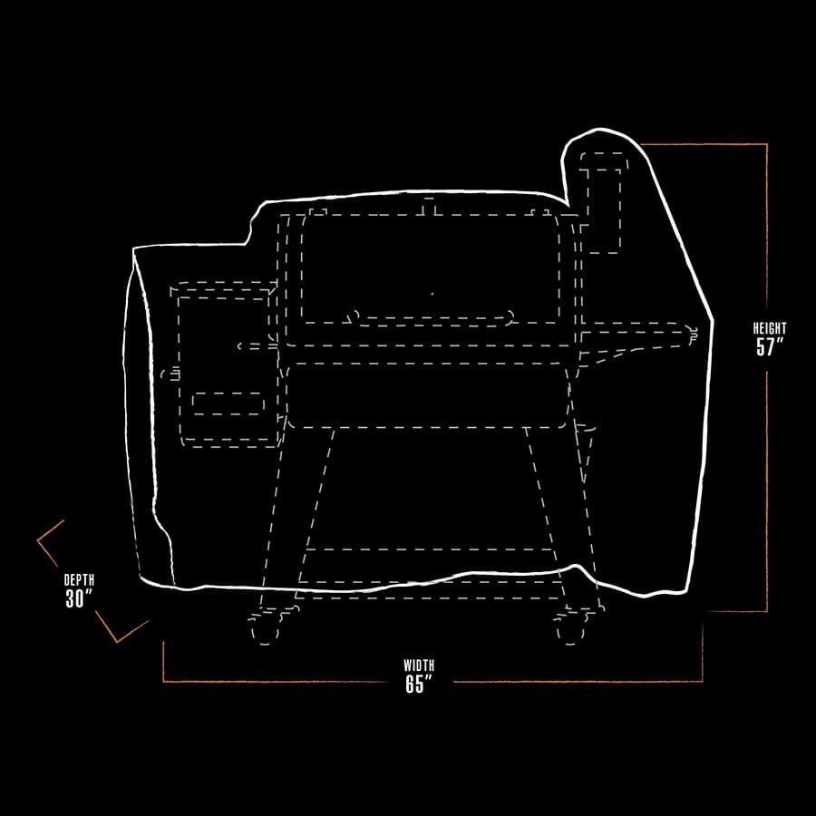 pit-boss-savannah-onyx-grill-cover-funda-oficial-impermeable-de-poli-ster-con-re image 3