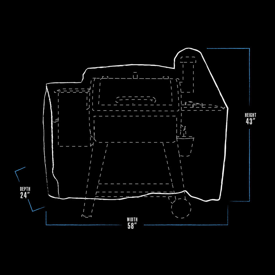 pit-boss-universal-800-grill-cover-funda-universal-para-barbacoa-de-poli-ster-re image 2