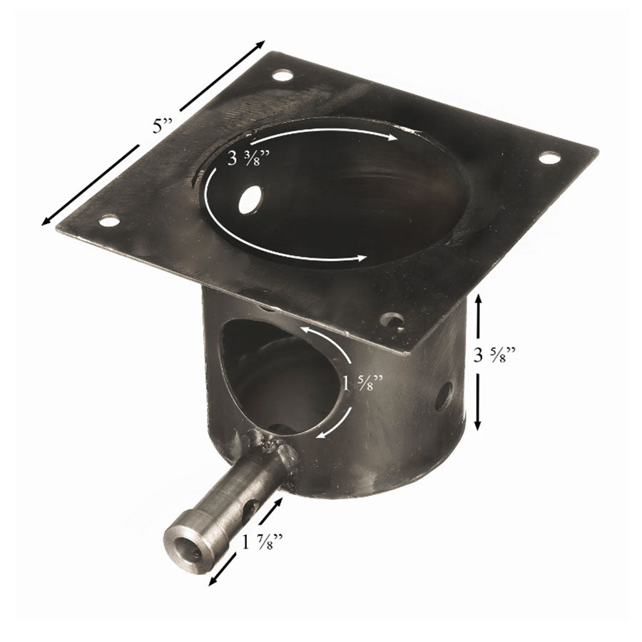 pit-boss-firepot-con-tornillo-de-bloqueo-del-encendedor-calder-n-de-fuego-de-rep image 1