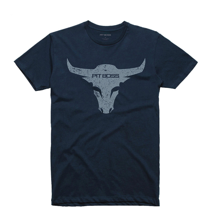 pit-boss-men-s-midnight-navy-bull-t-shirt image 1