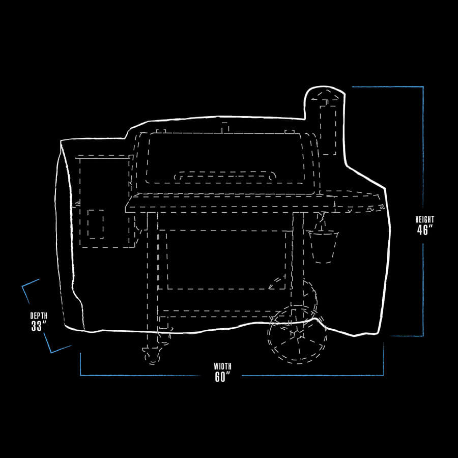 pit-boss-1000r2-funda-para-parrilla-de-pellets-ajuste-espec-fico-1000r2-poli-ste image 2