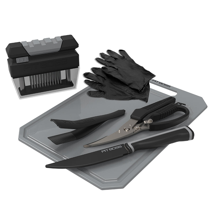 pit-boss-food-prep-kit-set-de-preparaci-n-con-tabla-tenderizador-cizallas-bbq-y- image 1
