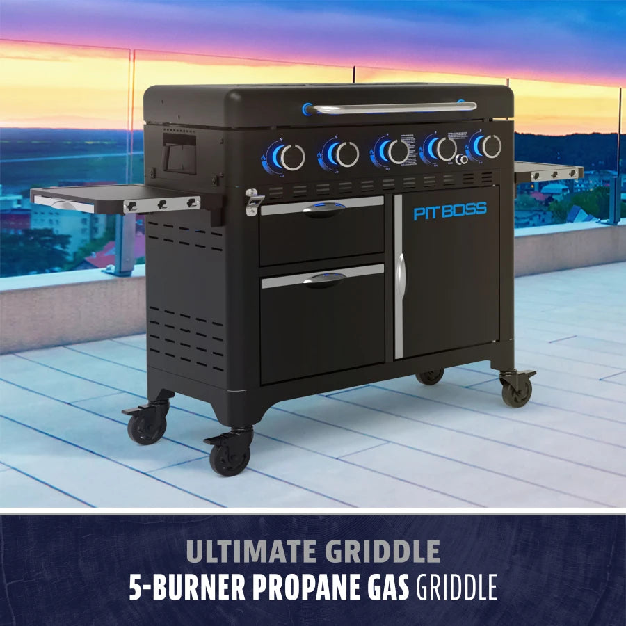 pit-boss-ultimate-griddle-de-5-quemadores-plancha-de-gas-con-superficie-cer-mica image 2