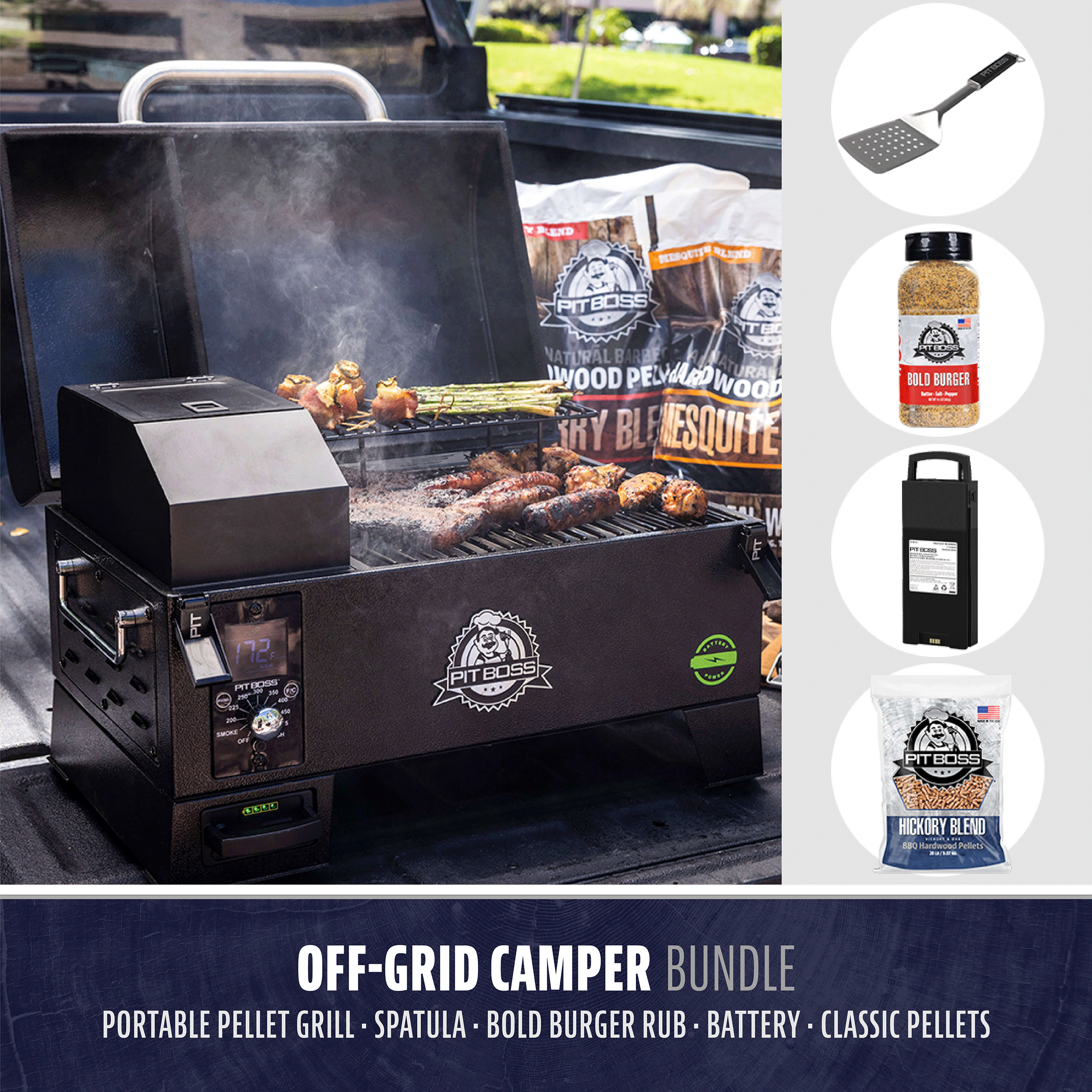pit-boss-off-grid-camper-bundle-barbacoa-de-pellets-port-til-pb150ppb-con-bater- image 1