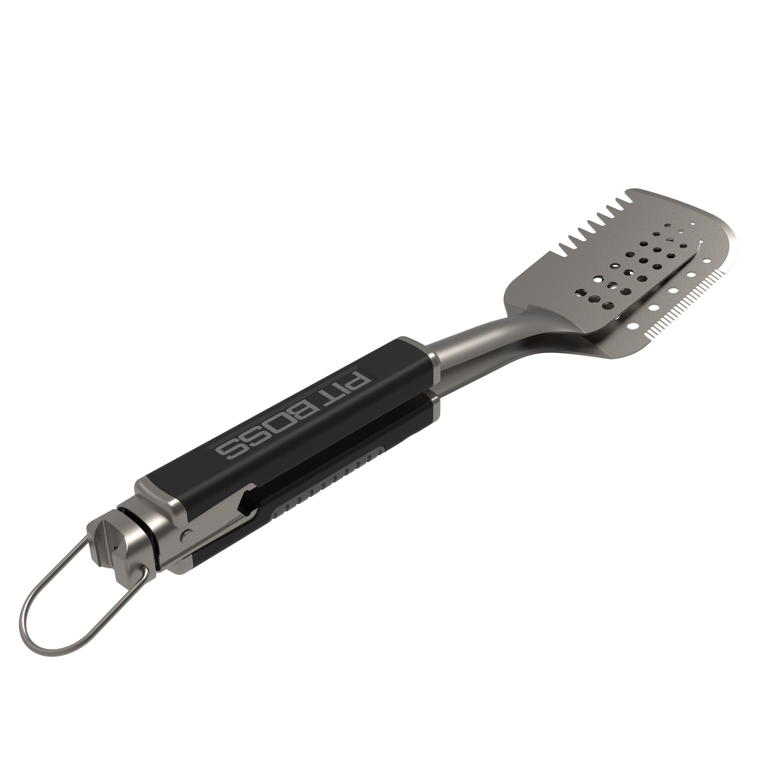 pit-boss-all-in-one-bbq-tool-herramienta-5-en-1-de-acero-con-esp-tula-pinzas-ten image 2